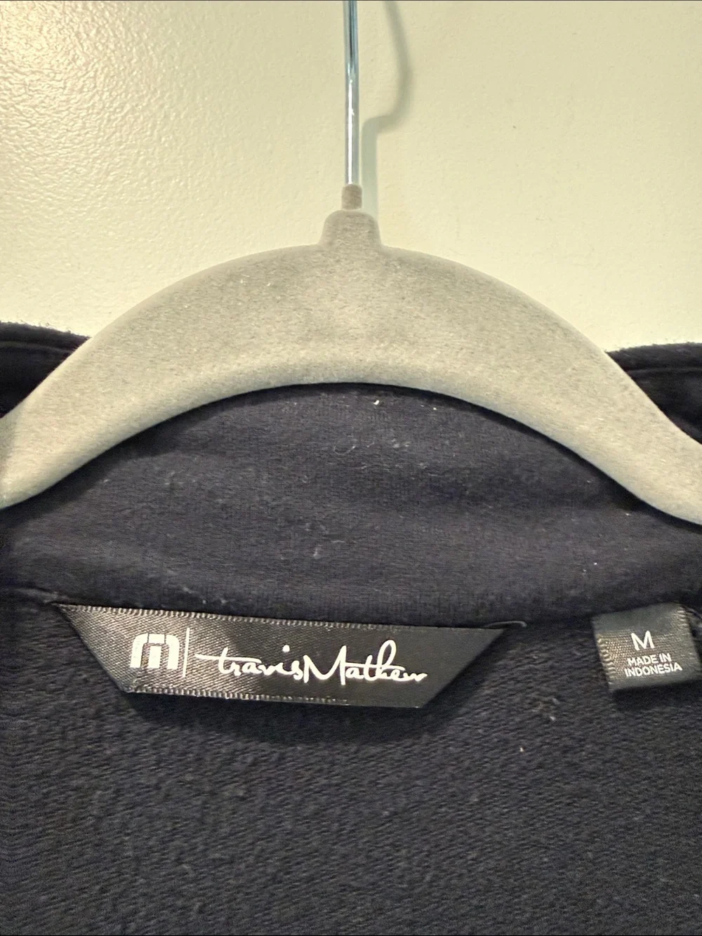 Travis Mathew Men's Black Quarter-Zip Pullover